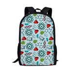 Chemistry Backpacks for School Kids Book Bag Blue