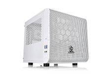 Thermaltake Core V1 Snow Edition SPCC Mini ITX Cube Computer Chassis CA-1B8-00S6WN-01