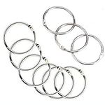 Yesallwas 3 Inch Loose Leaf Binder Rings Large Book Ring, 12 Pieces