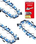 14 Inch Chainsaw Chain 3 Pack,050" Gauge, 3/8" Low Profile Pitch, 50 ​Drive Links Pole Saw Chain,Compatible with STIHL, MCCULLOCH, REMINGTON and More,S50