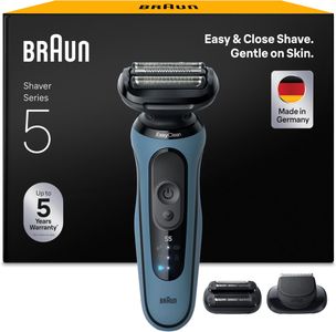 Braun Series 5 Electric Shaver – Wet & Dry Rechargeable Razor