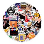 50 Pcs TV Show Fans Friends Stickers Vinyl Waterproof Stickers for Laptop Water Bottle Skateboard Luggage Bumper Guitar Computer Bike Motorcycles Cars,Friend Stickers for Teens Kids Adult