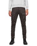 G-STAR Men's Rovic Zip 3D Regular Tapered Pants, Grey (Raven D02190-5126-976), 32W / 32L