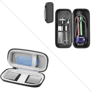 ALKOO Heart Monitor Case Compatible with AliveCor Kardia Mobile ECG Bundle with Stethoscope Case Compatible with 3M Littmann Classic III Monitoring
