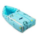 LuvLap 3 in 1 Baby Bed, Sleeping Bag & Carry Nest, Cotton Baby Bedding for New Born & Infant, Portable Bassinet, for Baby Carrying & co Sleeping, Unisex Baby Sleeping Bed, 0M+ (Blue Pilot Print)