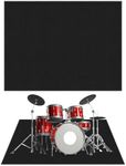 Tasidingster 4x6ft Drum Rug，5mm Thi