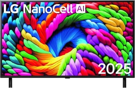 LG TV NANOCELL AI 2025 | 43NANO90| 43'' (108cm) | 4K UHD | HDR10 |webOS 25 | Télécommade AI Magic Remote | Alexa, Google Assistant | Netflix Disney+ Canal+ Prime Video | AirPlay 2 | Couleurs Pures