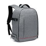 Kono Camera Backpack Bag Waterproof Camera Backpack with Tripod Holder, Large Capacity Camera Bag for SLR DSLR Canon Nikon Fuji Sony Cameras