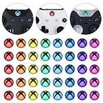 eXtremeRate Custom Home Guide Button LED Mod Stickers for Xbox Series X/S, Xbox One Elite V1/V2, Xbox One S/X, Xbox One Standard Controller with Tools Set - 40pcs in 8 Colors