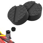 Jack Stand Pads Premium Rubber Jack Pad for Trolley Jack, Vehicle Lift and Axle Stand - Universal Usage - Protects Your Car, SUV and Vehicles with Pinch Weld Sill - Perfect for car Tuning(2Pack)