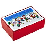 Hallmark Boxed Christmas Cards, Peanuts Gang (40 Cards with Envelopes)