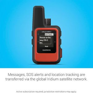 Garmin inReach Mini 2 Satellite Communicator – Lightweight Handheld, Orange