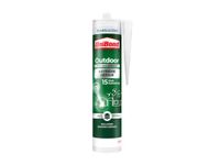 UniBond Outdoor Extreme Repair Sealant, Polymer Based Outdoor Sealant Suitable for Use on Various Materials*, Weather Resistant and Waterproof Sealant, Translucent, 1 x 294g Cartridge