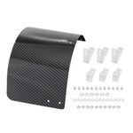 Skyplanet Carbon Fiber Air Filter Heat Shield Car Universal Stainless Steel Cone Cold Air Intake Cone Cover Vehicle Accessories