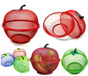 SMARTSTORE Apple Shape Mesh Fresh Fruits Basket -Keep Flies & Unwanted Insects Out & Free Smartstore Peeler