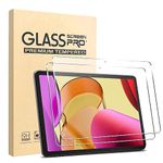 KLWAINM [2 Pack] Max 11 Inch Tablet Tempered Glass Screen Protector with 2.5D 9H HD Anti Scratch Anti-fingerprint Transparent Clear Bubble Free Case-Friendly