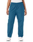 Cherokee Scrub Pants for Women Workwear Originals Pull-On Elastic Waist 4200, Caribbean Blue, M