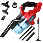 Cordless Vacuum for Milwaukee 18V M18 Battery, 5 in 1 Handheld Electric Vacuum Cleaner with 400W Powerful Motor, 46 CFM Portable Hand Vacuum for Home Pet Hair, Car (Battery Not Included)