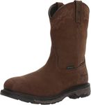 Ariat WorkHog Wellington Waterproof Composite Toe Work Boots - Men’s Western Leather Work Boot, Oiled Dark Brown, 8.5