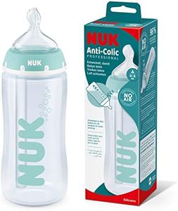 NUK First Choice+ Biberon professionale anti-coliche | 0-6 mesi | Controllo della temperatura | 300 ml | Senza BPA | Tettarella in silicone