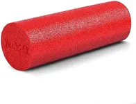 Yes4All Soft-Density Round PE Foam Roller for Pilates, Yoga, Stretching, Balance & Core Exercises - 18 inch Red