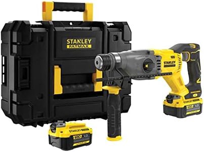 STANLEY FATMAX SBH900M2K-B1 20V 4.0Ah 20 mm Cordless Brushless Rotary Hammer With 2x4.0Ah Li-ion Batteries & 1pc Charger