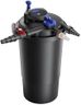 Wiltec CPF-15000 Filtre de Bassin à Pression avec stérilisation UV - 380 x 380 x 730 mm - 18 W/étang 30000 l Max. / réservoir 35 l - Nettoyage Facile - Filtration Eau à Grand débit