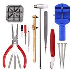 G4GADGET Strong Quality 16pc Watch Repair Tool Kit Easy Operation Band Pin Strap Link Remover Back Opener