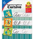 Carson Dellosa Beginning Traditional Cursive Handwriting Workbook for Kids, Handwriting Practice for Cursive Alphabet and Numbers