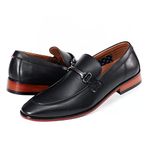 Tommy Hilfiger Men's Senner Loafer, Black, 10