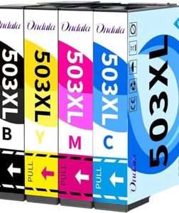 503XL Ink Cartridges Multipack Compatible with Epson 503XL 503 XL Ink Cartridges for Epson Expression Home XP-5200 XP5200 Workforce WF-2960 WF2960 Printer (1B1C1M1Y)