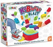 MindWare KaBlocks Blast, Includes 30 Foam Blocks, 2 Launch Blocks, Building Platform & Kaboom Launch Pad - Ages 3+