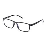 Aferelle ® Unisex Blue Ray Cut Lens |Zero Power | UV420 with Anti-reflection | CR Lens TR90 Frame |Rectangular Matt Black| Size Medium