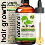 Castor & Rosemary Oil for Hair Grow