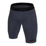 TCA Boys' SuperThermal Compression Base Layer Thermal Under Shorts - Graphite, 6-8 Years