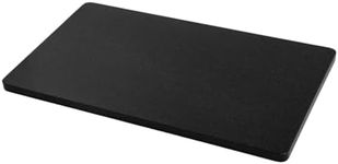 Adolif Natural Black Granite Marble Pastry and Cutting Board, 12x20x0.6 Inch, Heavy for Dough Chocolate, Pack of 1