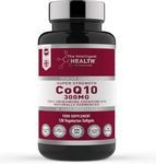 Ubiquinone Coenzyme Q10 200mg Softgel Capsules, 90 Super Strength Vegan Friendly Naturally Fermented High Absorption CoQ10 Capsules Made in The UK to GMP Standards – by The Intelligent Health