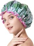 BEAUTAIL Shower Cap, Reusable Bath 