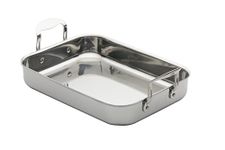 ProWare Stainless Steel Tri-Ply 35cm Roasting Pan Induction Compatible