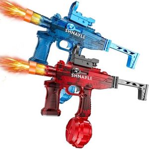 SHNAYLE 2 Pack Electric Water Gun 2026 Upgraded, Watergun for Adults & Kids, Powerful Automatic Squirt Gun Shooting Long Range Water Blaster, Pool Outdoor Toy (Blue+Red)
