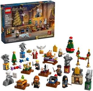 LEGO Harry Potter Advent Calendar 2024 for Kids - Christmas Advent Calendar W/ 16 Mini Builds & 7 Minifigures, Ages 7+ - Harry Potter Toys Gift Idea for Boys & Girls, Ages 7+ - 76438