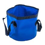 Pit Bull 11 Litre Folding Bucket Plumbers Tools Folding Bucket Plumb Tub Leak-Proof Collapsible Lightweight Reinforced Bucket Bag