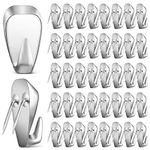 Cubicle Hooks Fabric Panel Wall Hooks Cubicle Clips Cubicle Coat Hook Cubicle Picture Hangers for 40 Lbs Office Home Kitchen Room Board Hanging Supplies(40 Pieces)