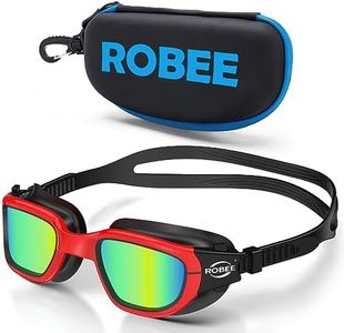 Robee Swimming Goggles, Adult Polarized Swim Goggles for Men Women Youth, Water Pool Glasses