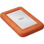 LaCie Rugged Mini 5TB External Hard Drive Portable HDD – USB 3.0 USB 2.0 Compatible, Drop Shock Dust Rain Resistant Shuttle Drive, For Mac And PC Computer Desktop Workstation PC Laptop (STJJ5000400)