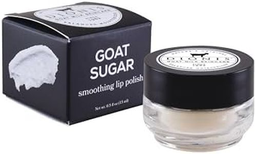 Dionis Goat Sugar Polishing Lip Scrub - Goat Milk, Jojoba & Moringa Oils Moisturize & Repair Chapped Lips, Gentle Exfoliation, Nourish, Soothe, Hydrate and Keep Moisture Locked In All Day