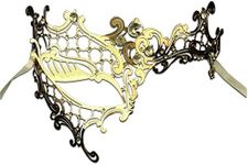 Gold Metal Masquerade Mask for Wome