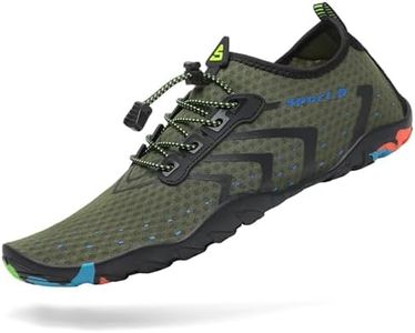 Mishansha Water Shoes for Women Men Barefoot Beach Shoe Quick Dry Aqua Swim Socks for Surfing Yoga Size 6 Women/ 5 Men Fern Green