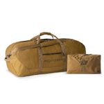 Eagle Creek No Matter What Duffle Bag for Travel - Durable and Water-Resistant, with Removable Shoulder Strap, Compression Straps, and Storage Pouch, Safari Brown, 110L