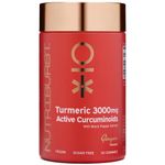 Nutriburst Turmeric Curcumin with Black Pepper Extract - Powerful Antioxidants & Anti-inflammatory, Supports Joint & Muscle Health - Vegan, Sugar Free - 60 Ginger Gummies - 1 Month Supply